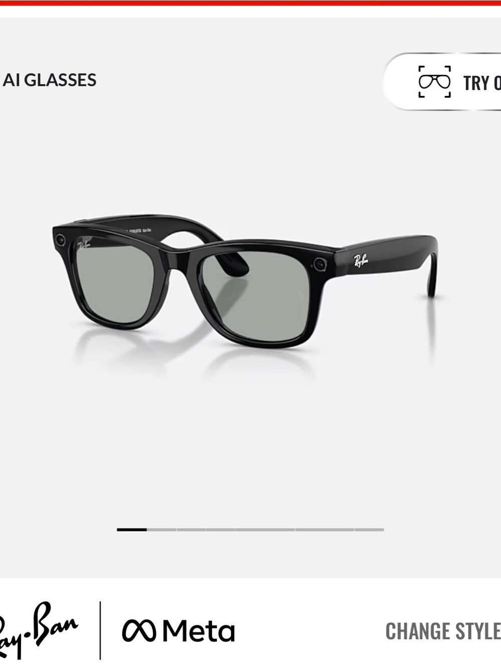 Meta Ray Ban Gen 2 Wayfarer size 53